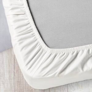 White Fitted sheet set
