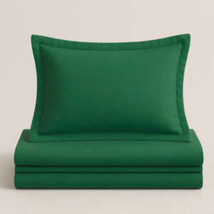 Emerald green Bed Sheet | 108” x 108” | 400 TC | Premium cotton