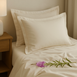 Solid Ivory Bed sheet set