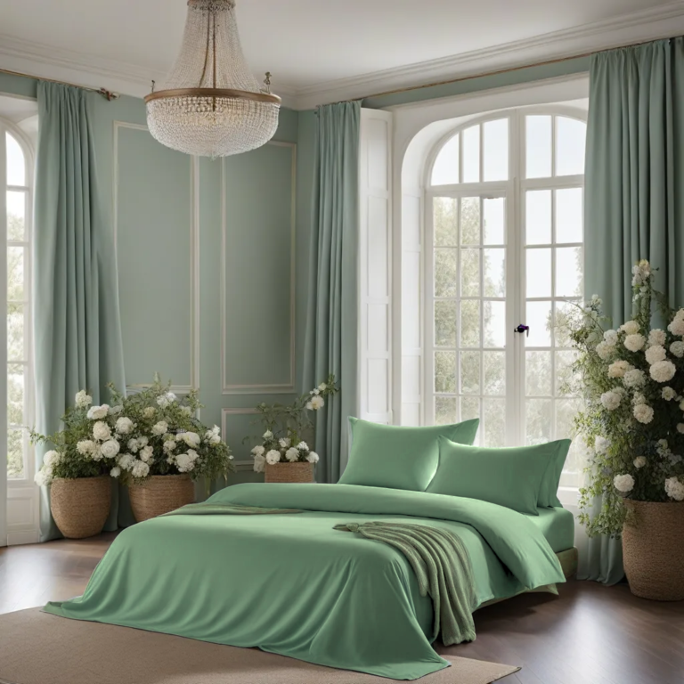 Serene Oasis Bed Sheet