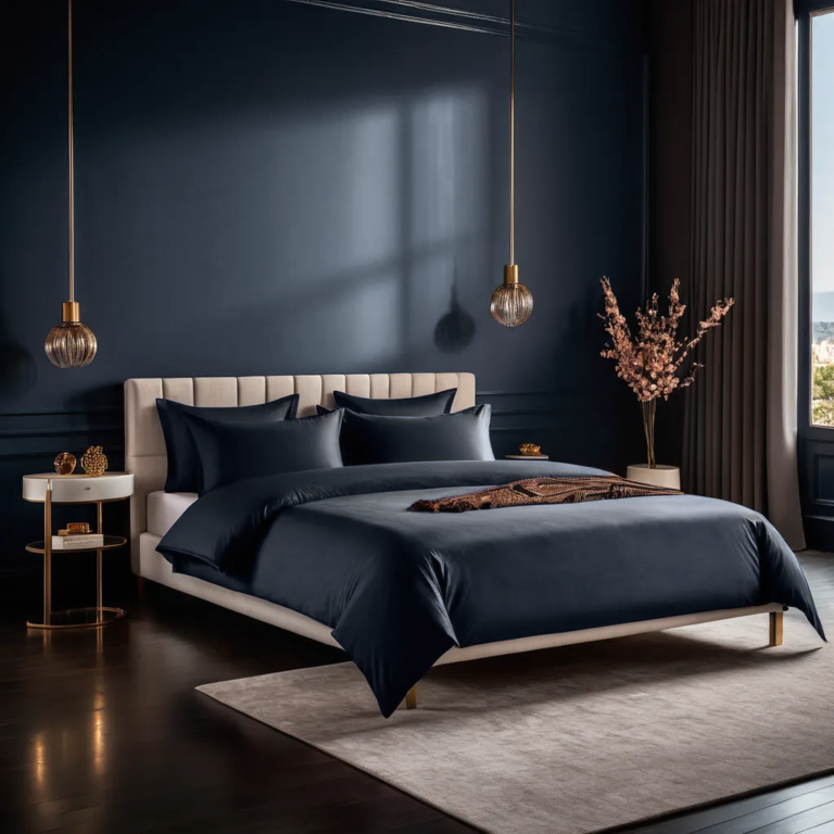 Dark Blue Bedsheet