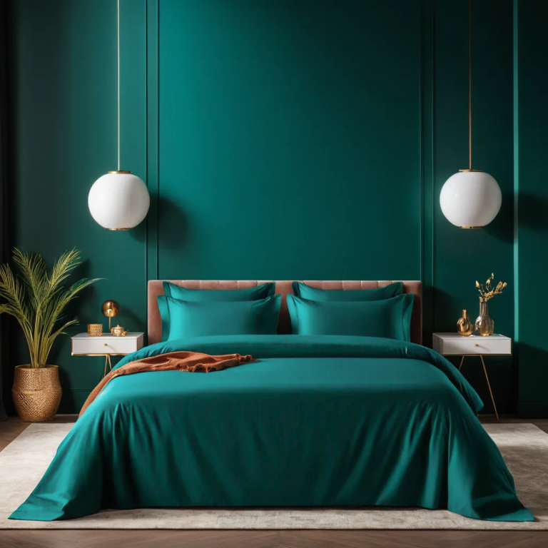 Teal Bedsheet