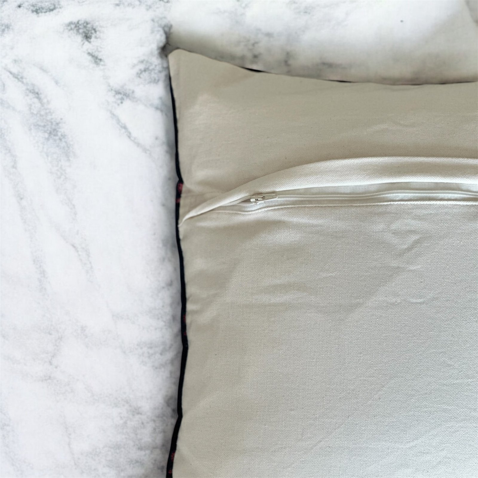 Lotus Cushion Cover in Blue - Image 9