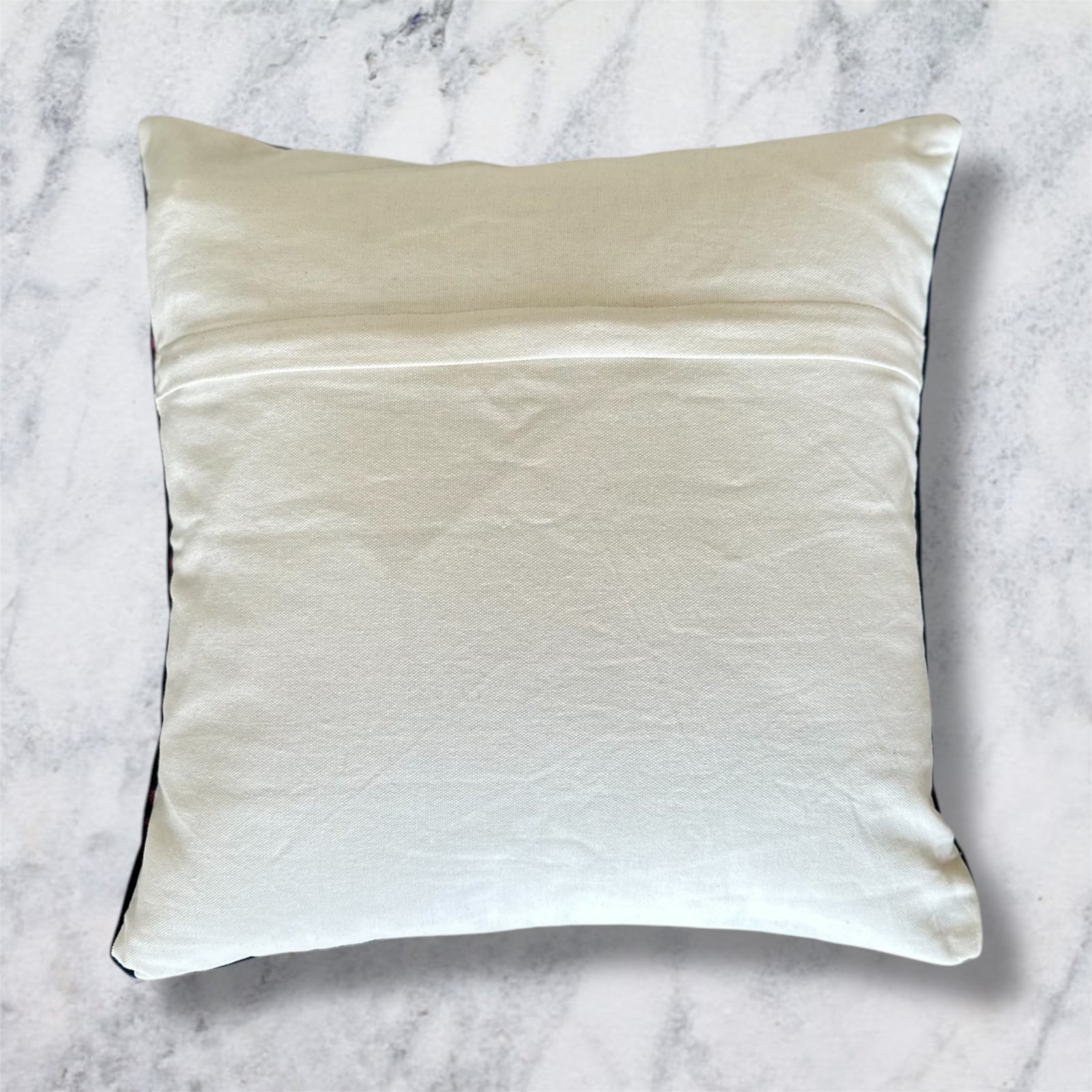 Lotus Cushion Cover in Blue - Image 8