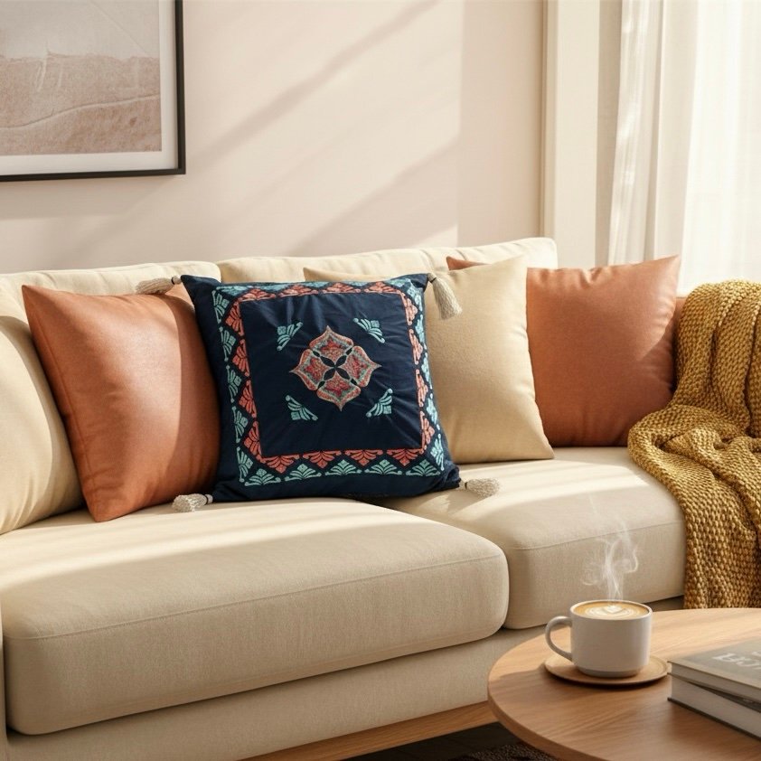 Aladdin Cushion Cover 16” X 16” Pillow Case - Image 6