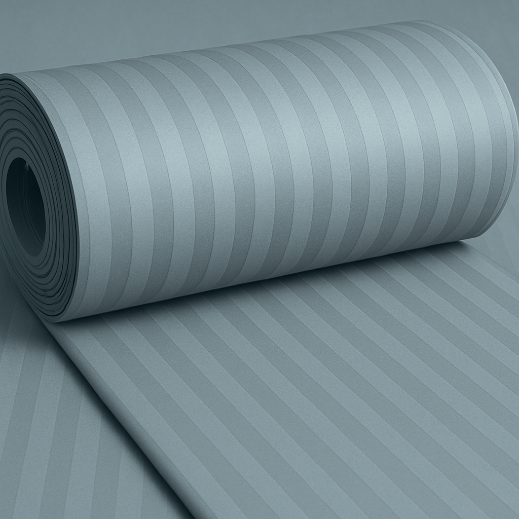 Blue striped 100% Cotton Bedding Set | King Size 108x108 | 600 TC with 2 Pillow Covers - Image 8