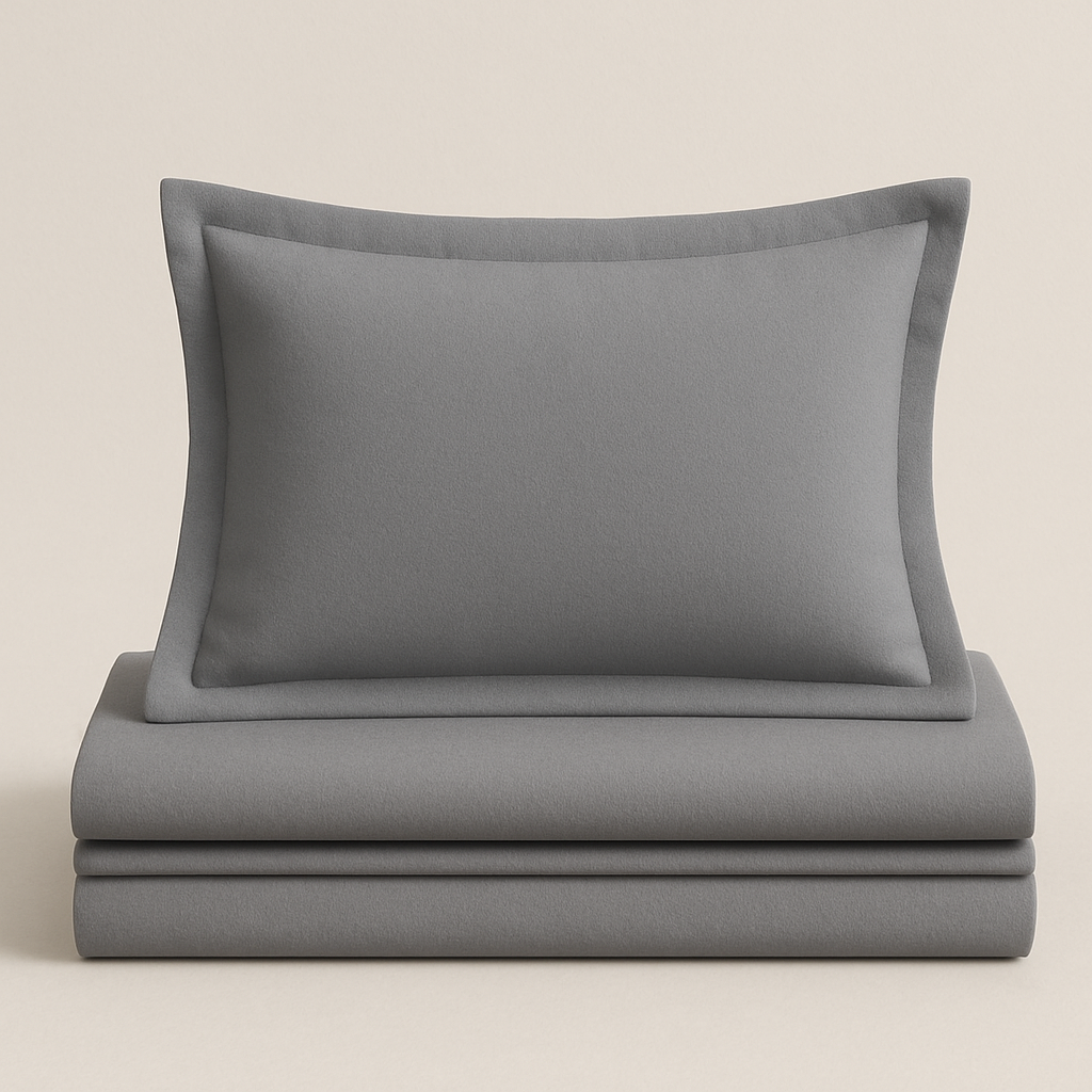 Grey Fitted Bedding set | 400 TC - Image 8