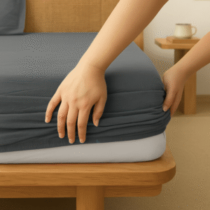 Grey Fitted Bedding set | 400 TC