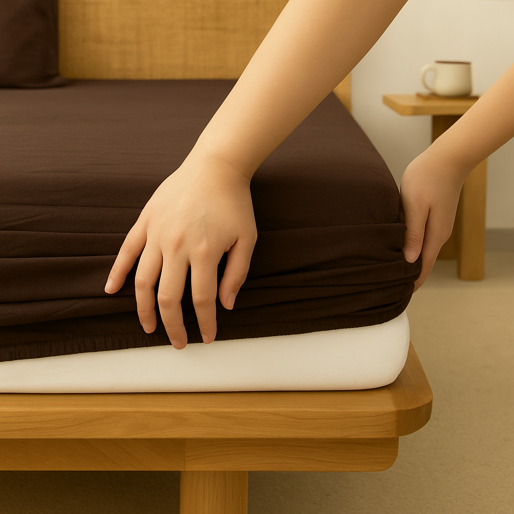 Dark Brown Fitted Bedding set | 700 TC