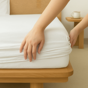 Pure white Fitted Bedding set | 400 TC