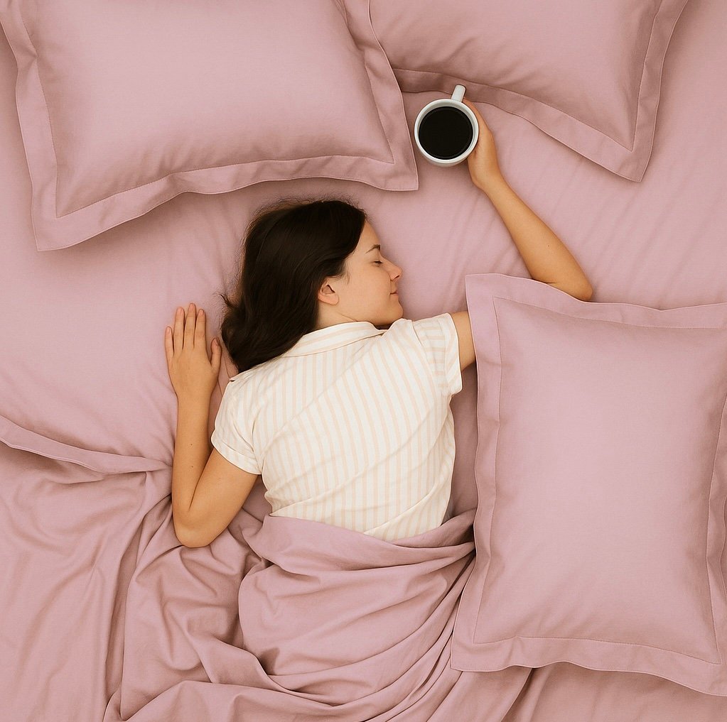 Rose Quartz Solid 100% Cotton Bedding Set | 600 TC with 2 Pillow Covers - Image 10