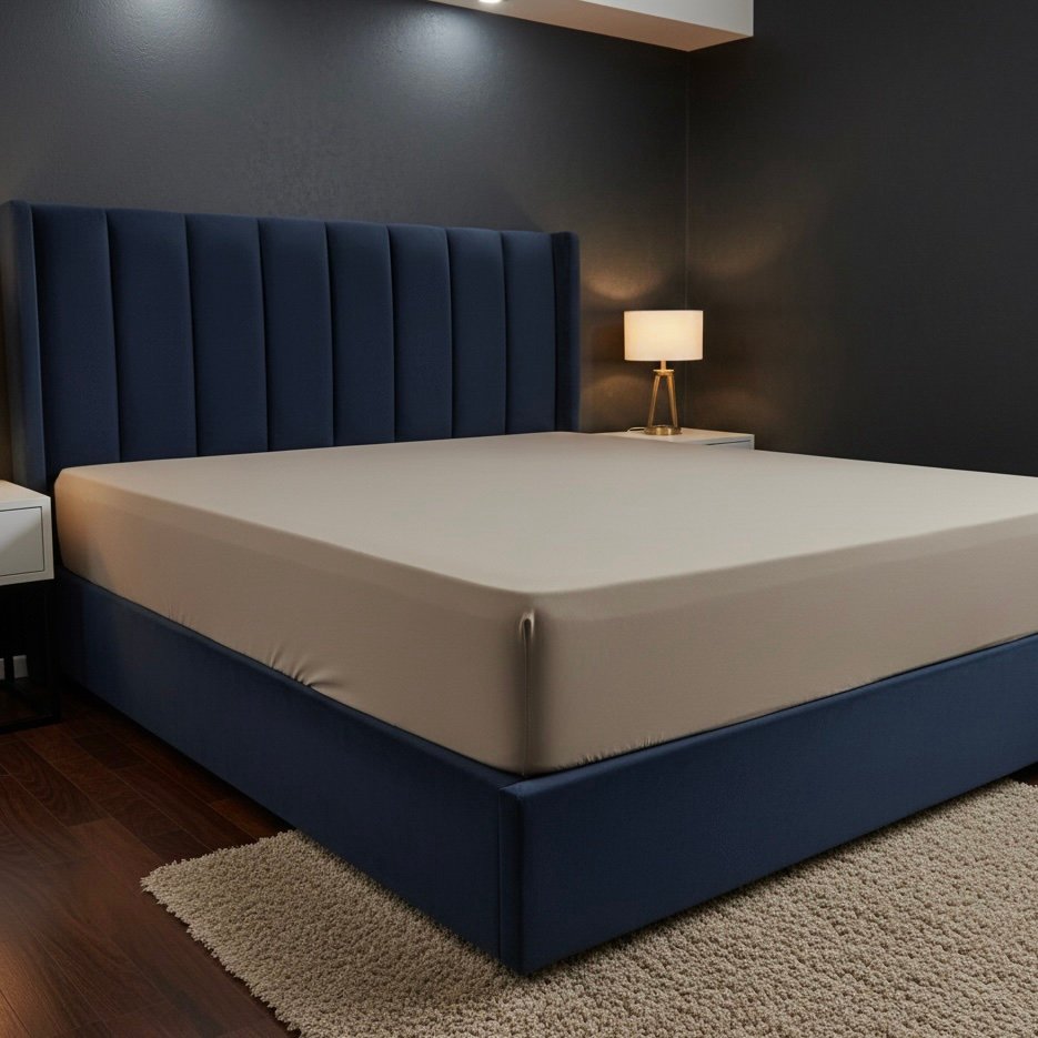 Light Taupe 5 piece bedding set | 100% cotton | 400 TC - Image 3