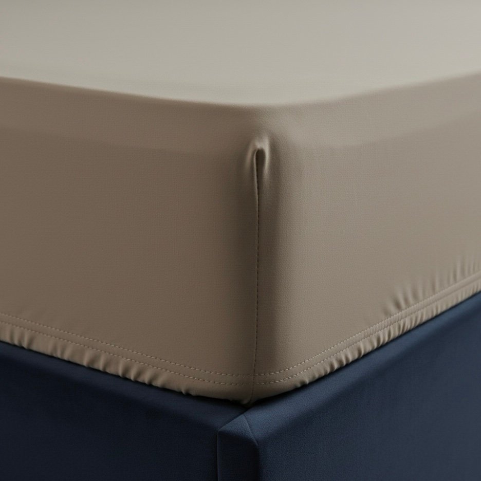 Light Taupe 5 piece bedding set | 100% cotton | 400 TC - Image 4