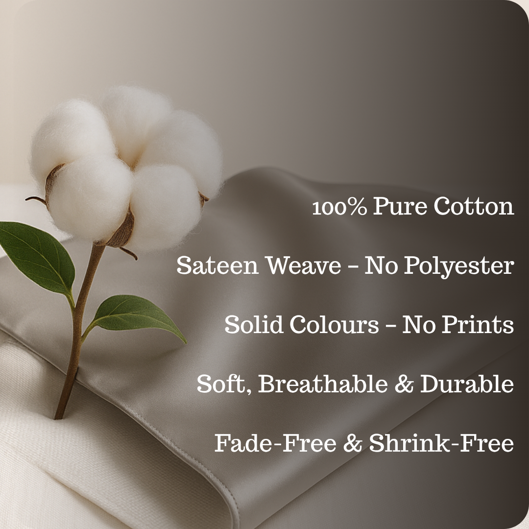 Light Taupe 5 piece bedding set | 100% cotton | 400 TC - Image 7