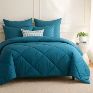 Single 60" x 90" Teal Comforter