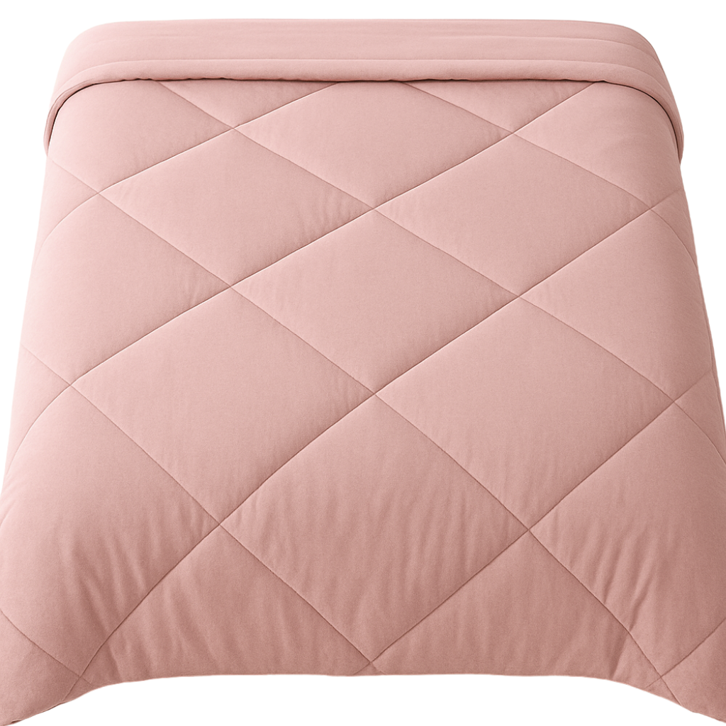 Pink an Lilac 6 pcs Luxury Complete bedding Set | Bedsheet, Comforter and Cushion Cover - Image 8