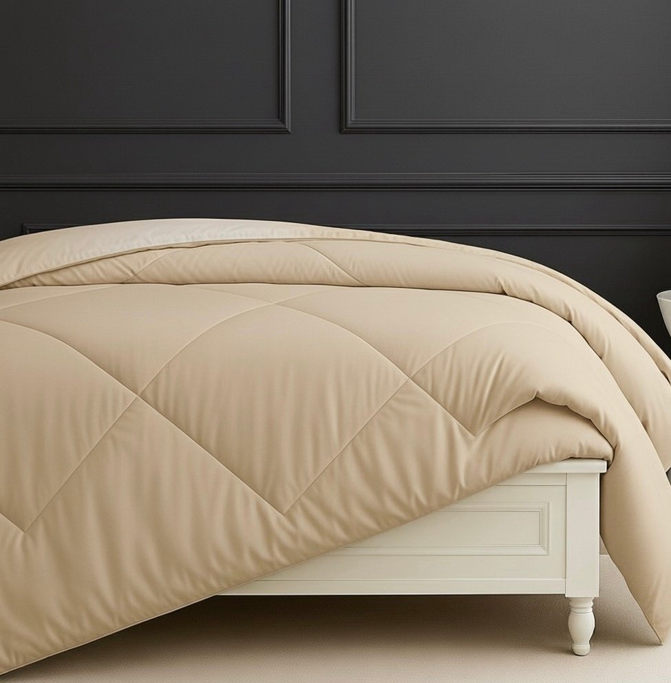 6 pcs Beige Bedding Set | Bedsheet, Comforter and Cushion Cover - Image 8