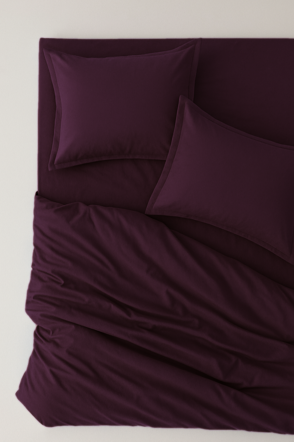 Plum beige 6 pcs Luxury Complete Bedding Set | Bedsheet, Comforter and Cushion Cover - Image 7