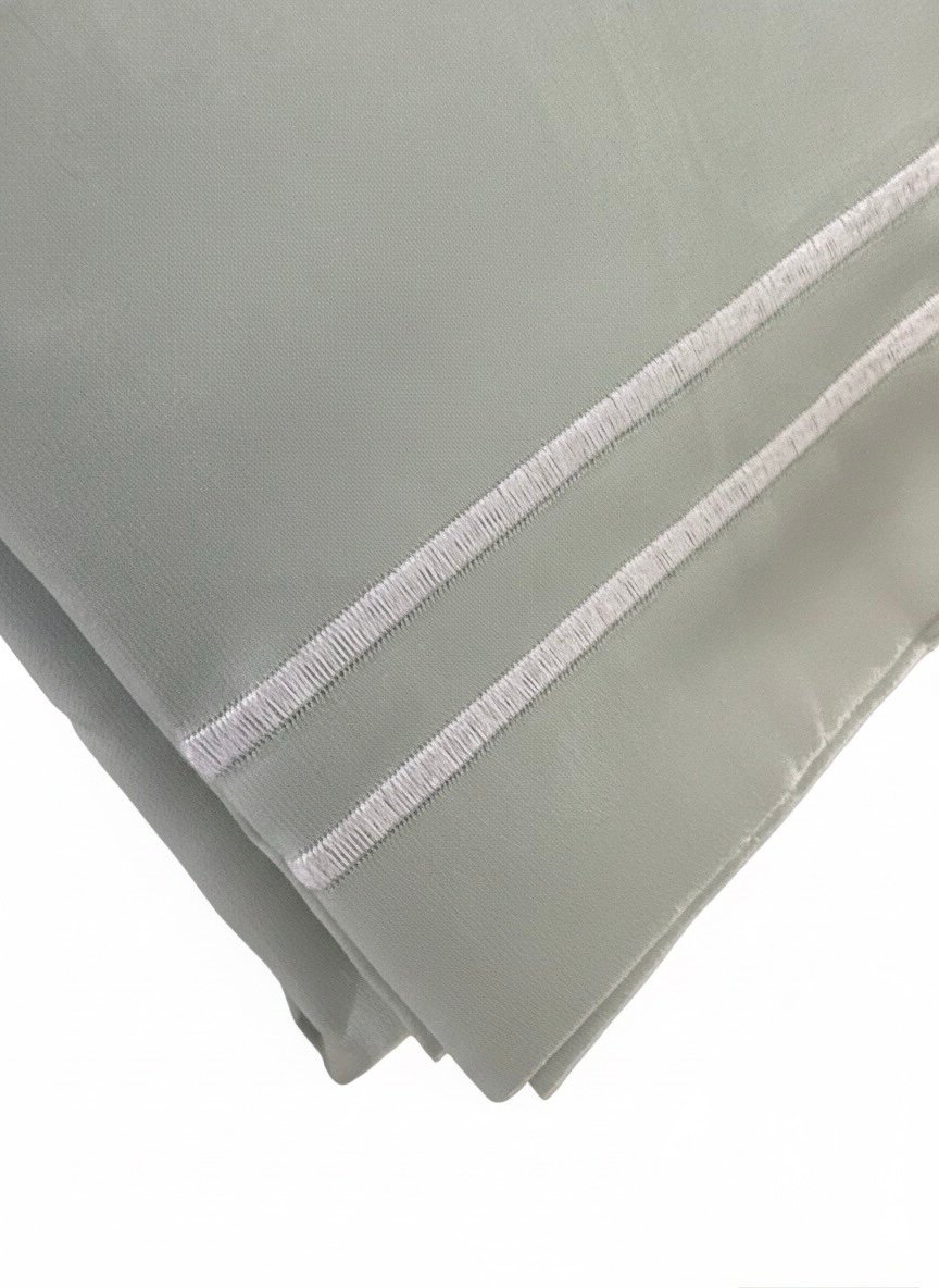 Soothing sea 400 TC Bed Sheet with Double Merrow on 2 Pillow Covers - Image 10